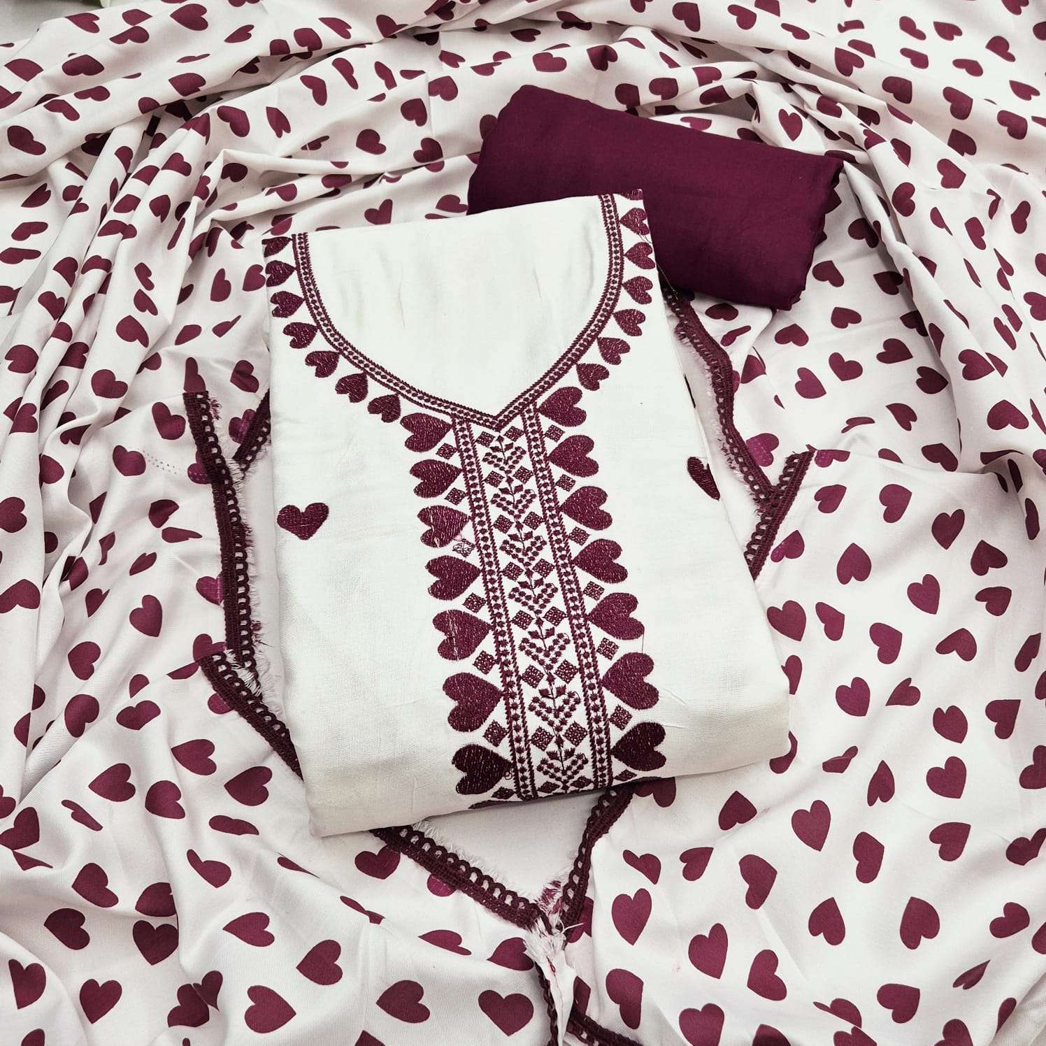 TABASSUM PRESENT NEW RISCOS 14 KG PER FANCY GALA WORK SUIT COLOR SET UNSTITCH RESELLER